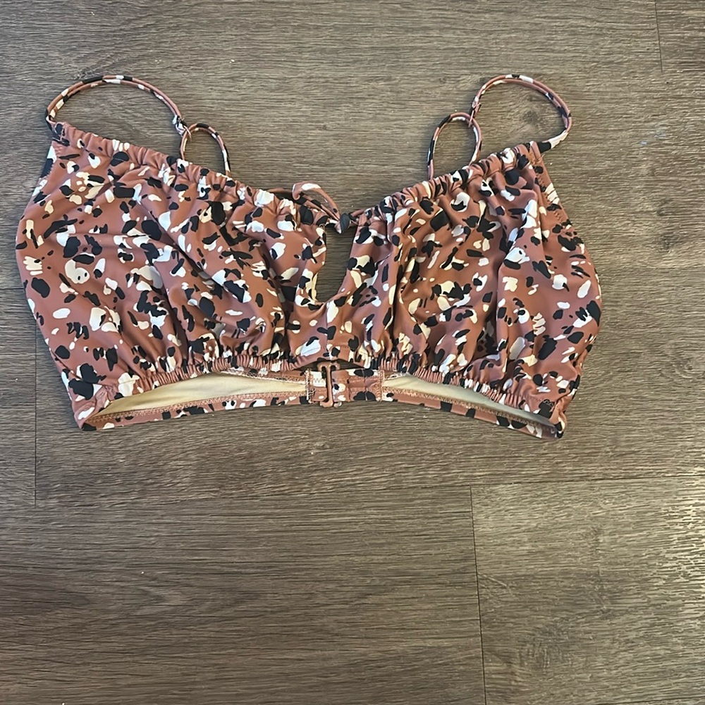 Old Navy Brown and Black Patterned Tank Top